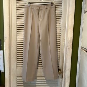 COPY - Rafaella beige pleated dress pants size 8